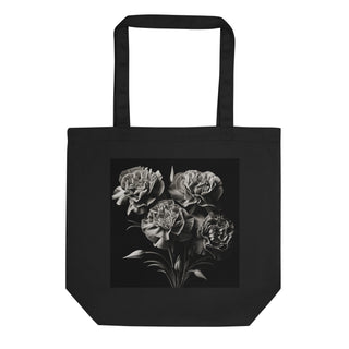 Canvas Tote Bag Carnation Cluster