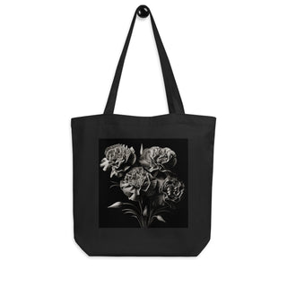 Canvas Tote Bag Carnation Cluster