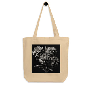 Canvas Tote Bag Carnation Cluster