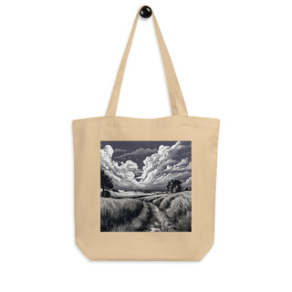 Canvas Tote Bag Lavender Fields